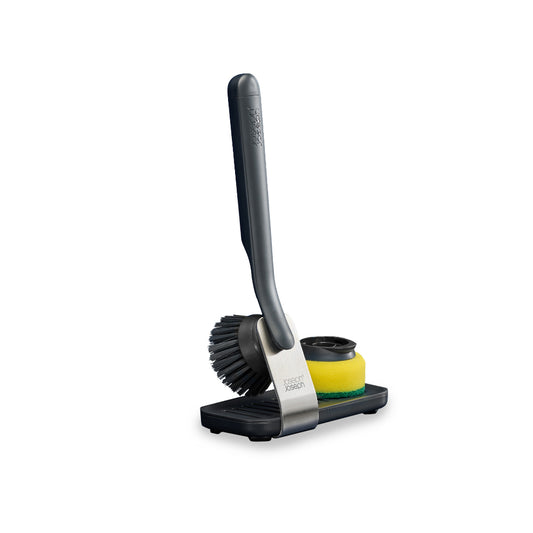 Joseph Joseph Sinktech Dish Brush And Sponge Set With Large Stainless Steel Storage Stand at MyHouse