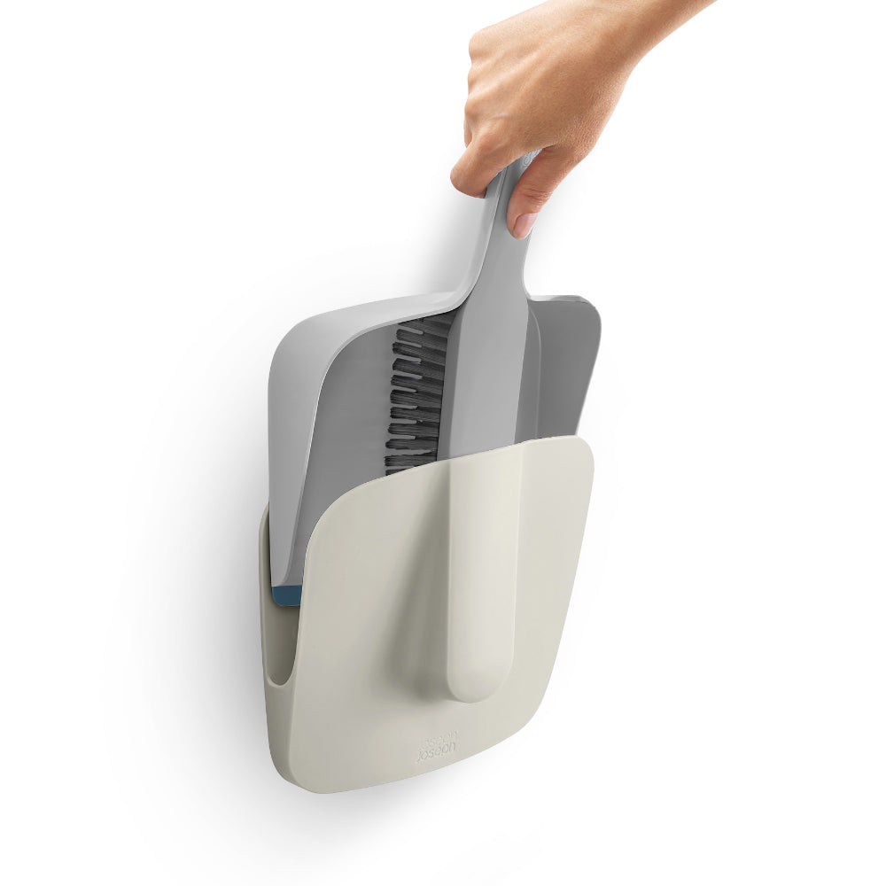 Joseph Joseph Cleantech Wall-Mounted Dustpan & Brush at MyHouse
