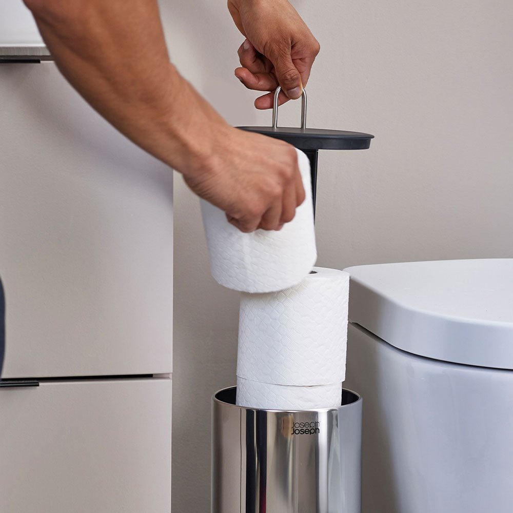 Joseph Joseph EasyStore Luxe Concealed Toilet Roll Holder