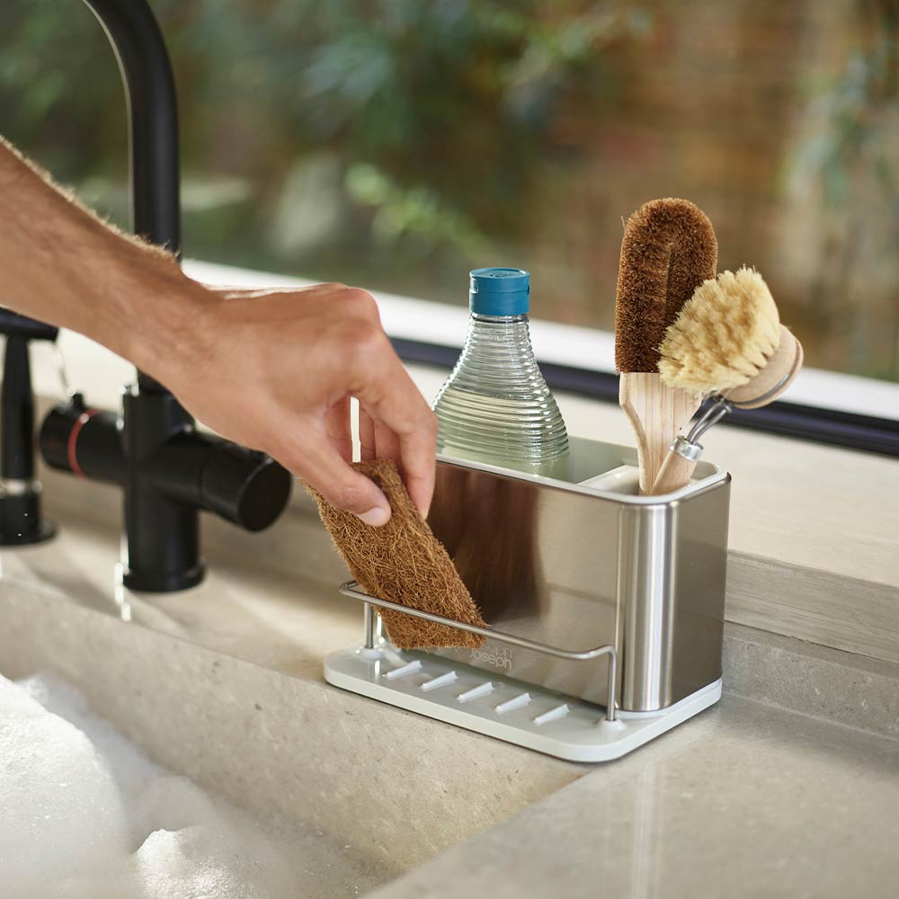 Joseph Joseph Surface Stainless Steel Sink Tidy Stone