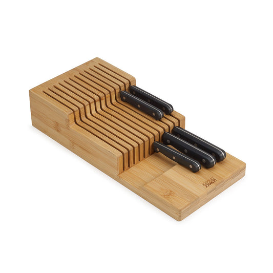 Joseph Joseph DrawerStore Bamboo Large 2-tier In-Drawer Knife Organiser