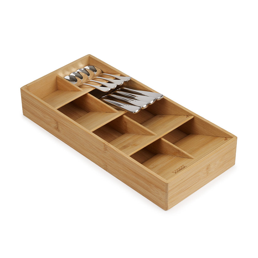 Joseph Joseph DrawerStore Bamboo Large Compact Cutlery Organiser