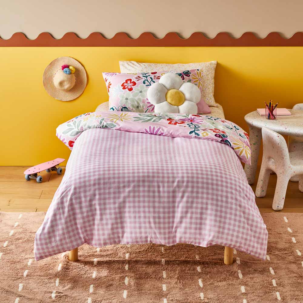 MyHouse Kids Quilt Cover Set Daisy Fields