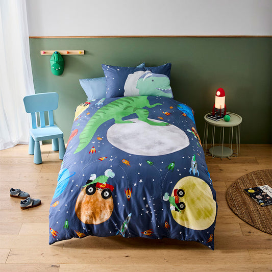 MyHouse Kids Space Dino Quilt Cover Set