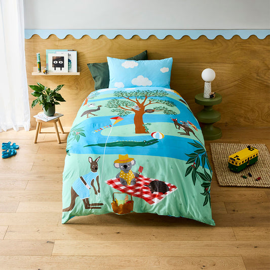 MyHouse Kids Aussie Friends Quilt Cover Set