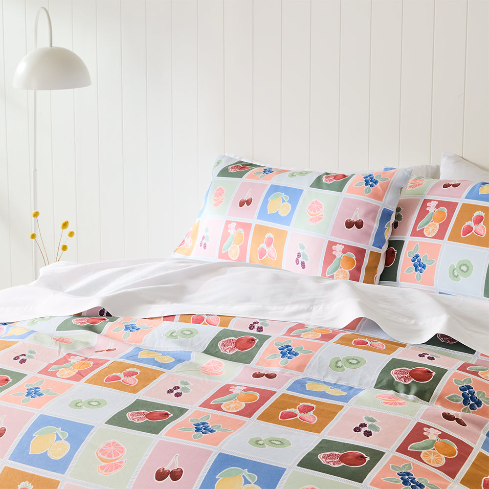 Adorn Living Tutti Frutti Quilt Cover Set