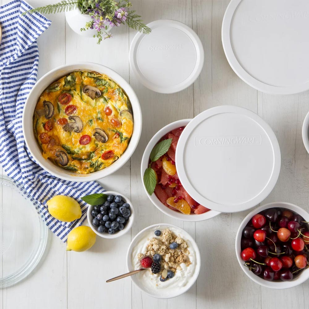 Corningware French White 10 Piece Set White