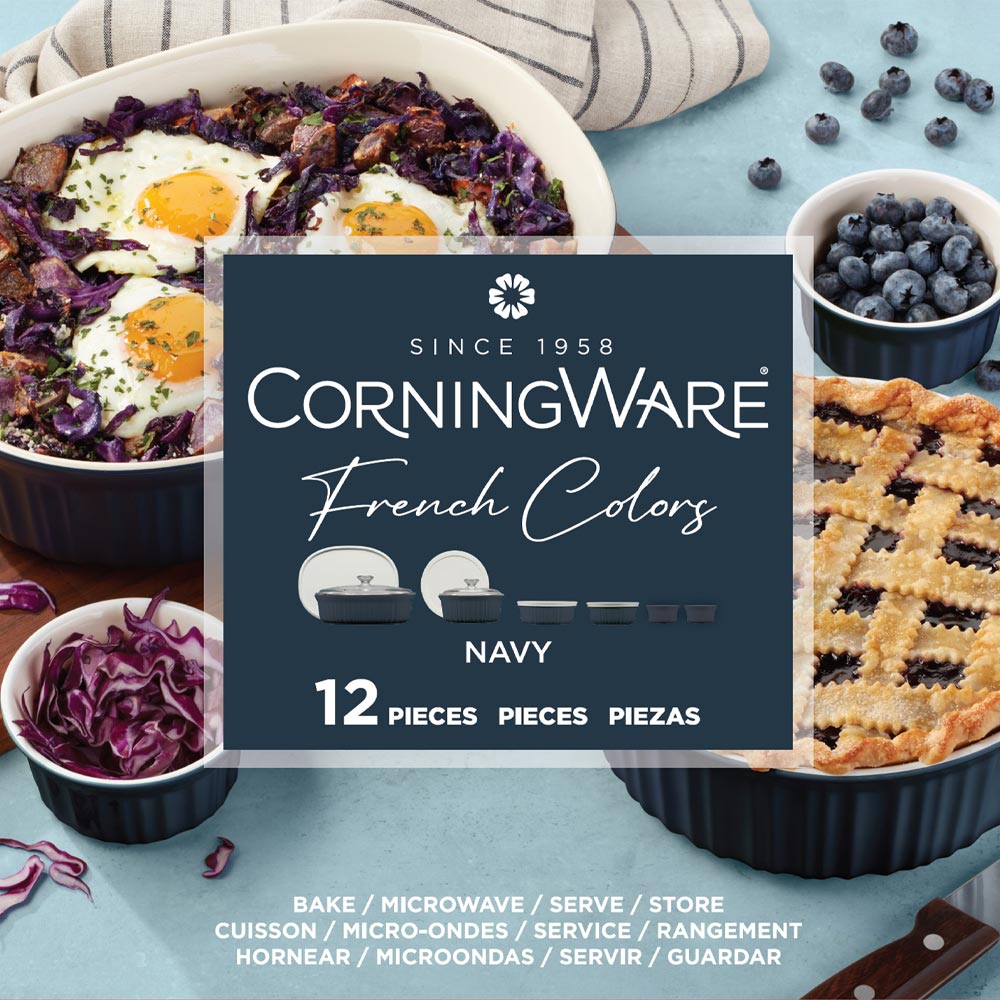 Corningware French Colours 12 Piece Bakeware Set