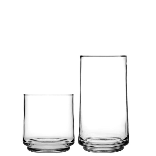Anchor Hocking Set of 16 Finlandia Rocks & Tea Glasses
