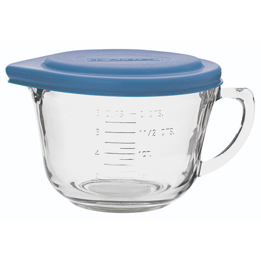 Anchor Hocking Batter Bowl 1.9L Lid 1.9L Blue