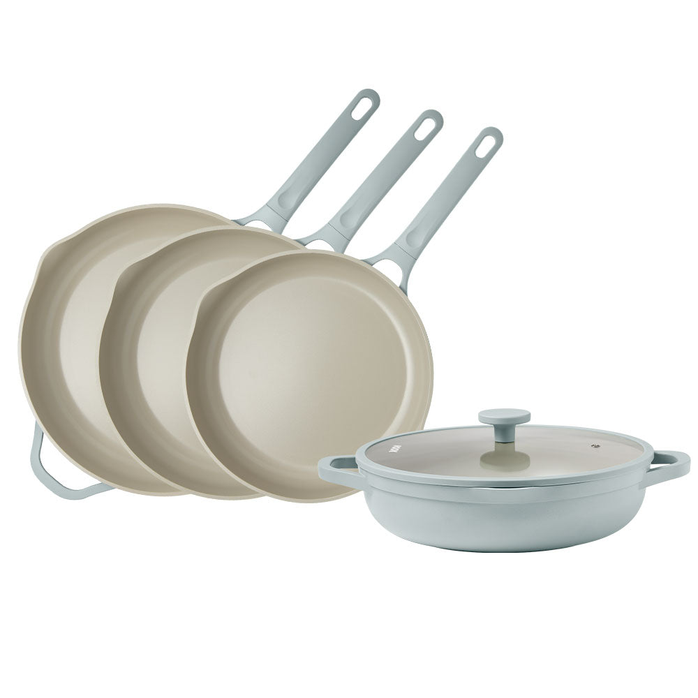 NOOK by Baccarat 4 Piece Cookware Set Sky