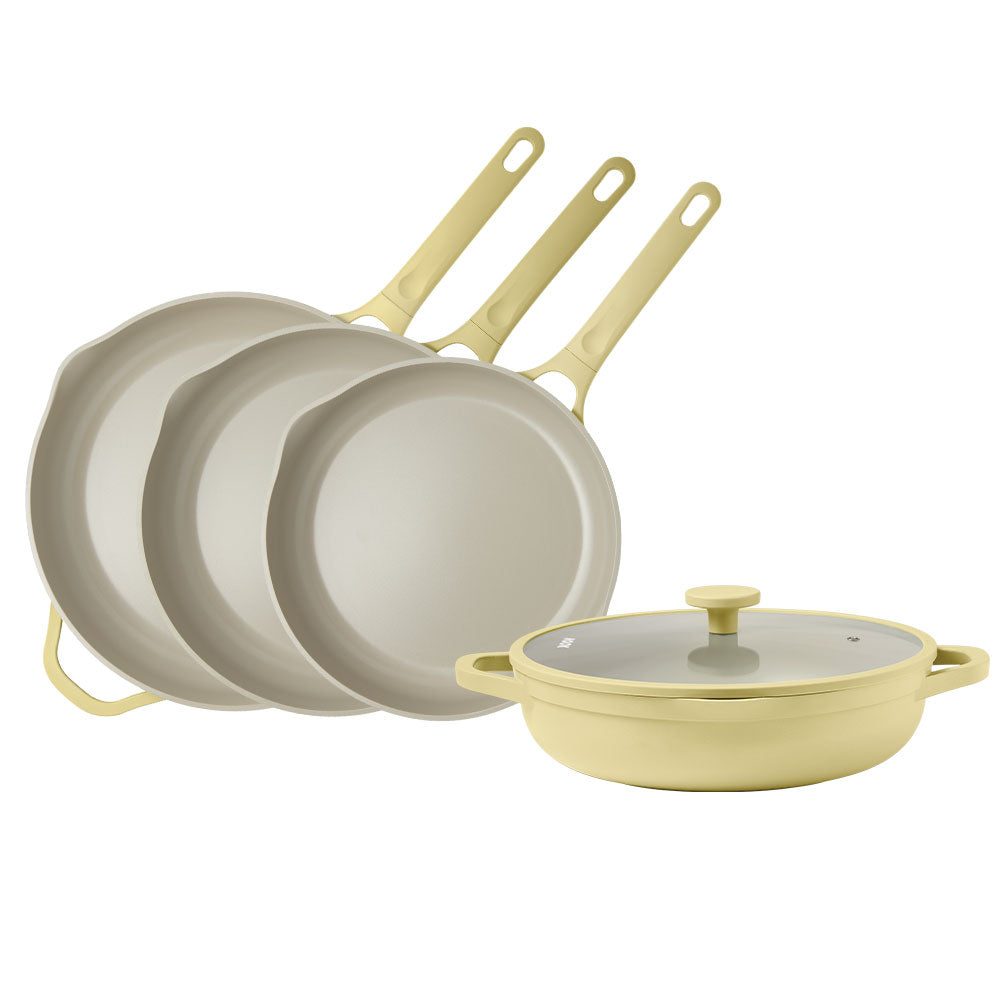 NOOK by Baccarat 4 Piece Cookware Set Butter