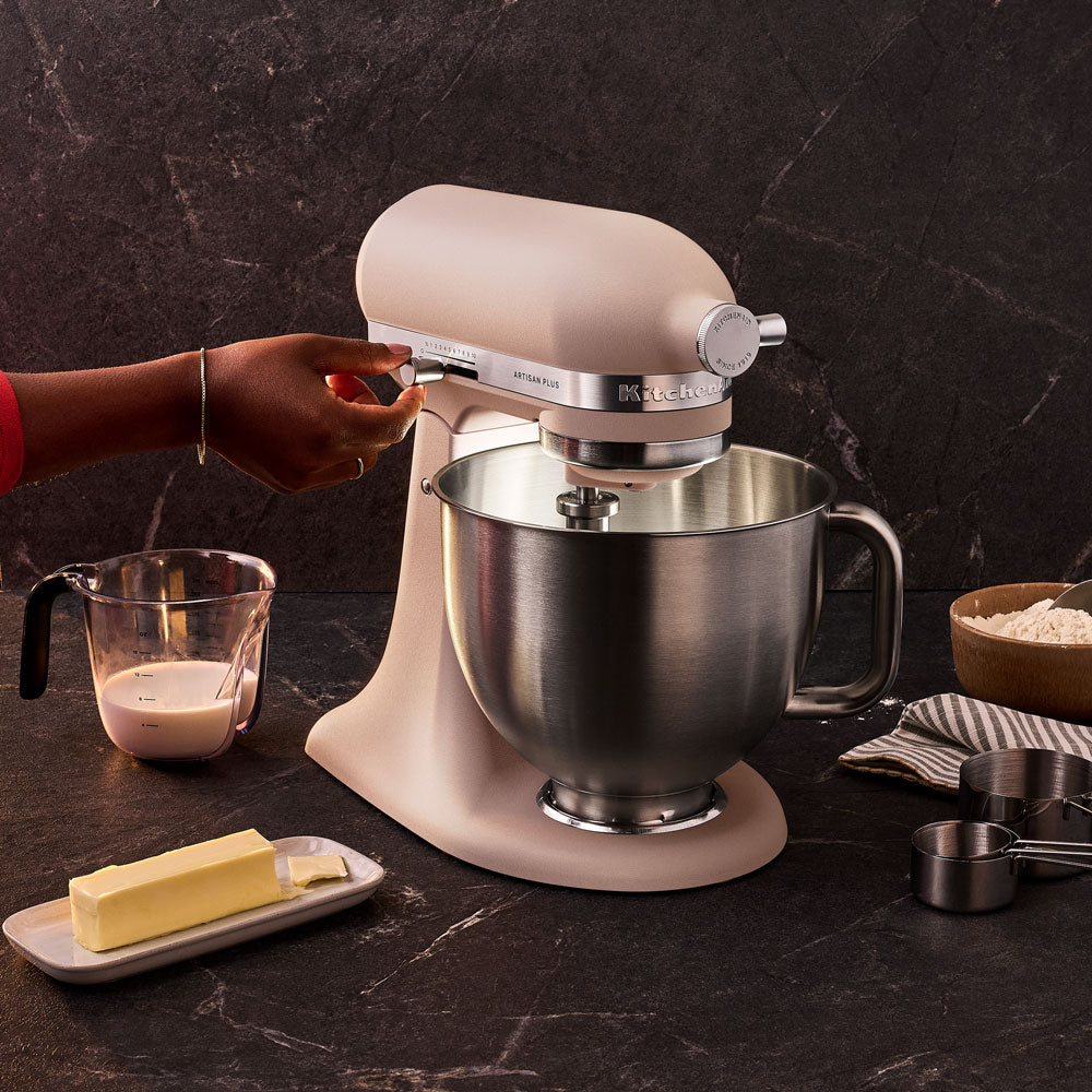 KitchenAid Artisan Plus Tilt-Head Stand Mixer Feather Pink