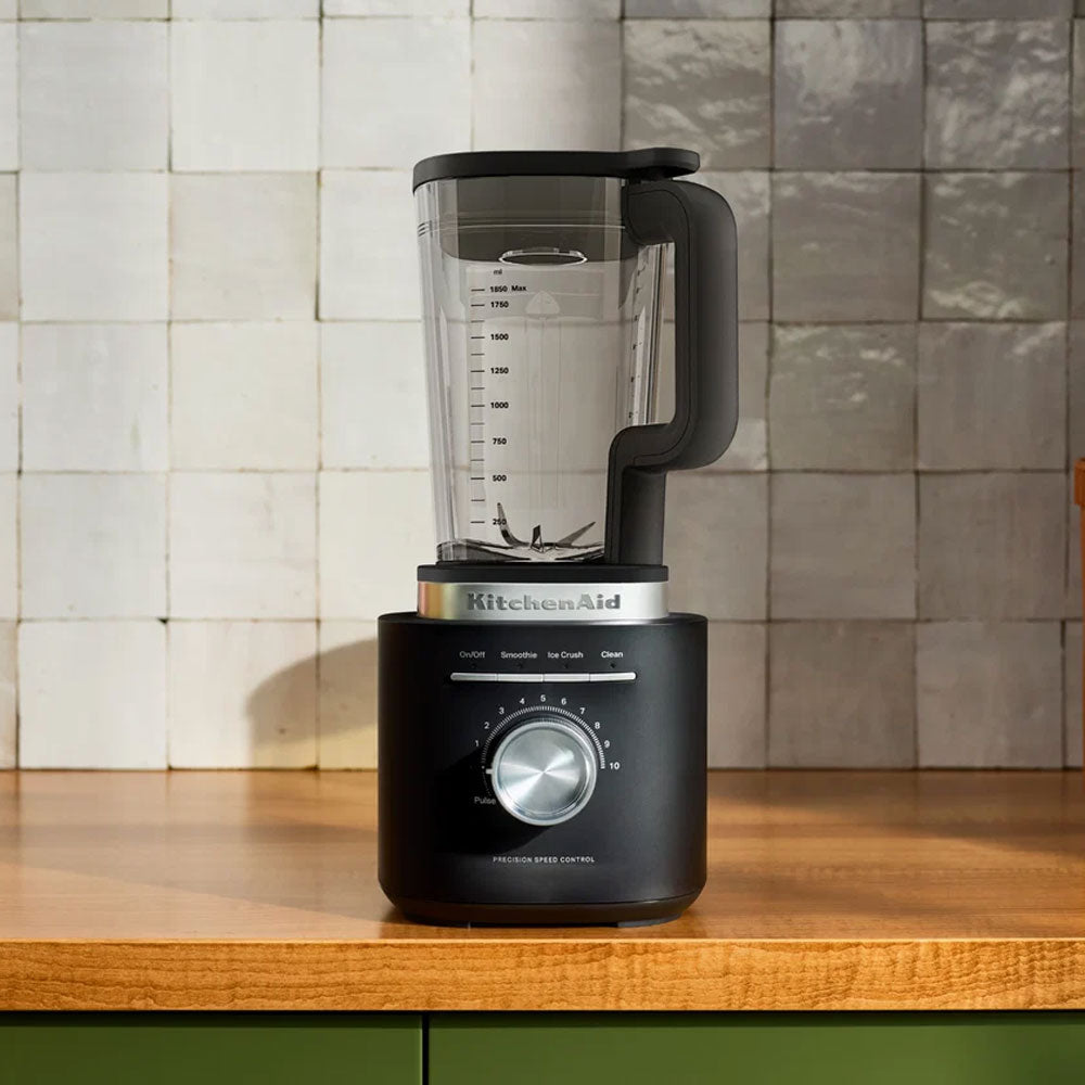 KitchenAid Pure Power Blender with Glass Jar Matte Black