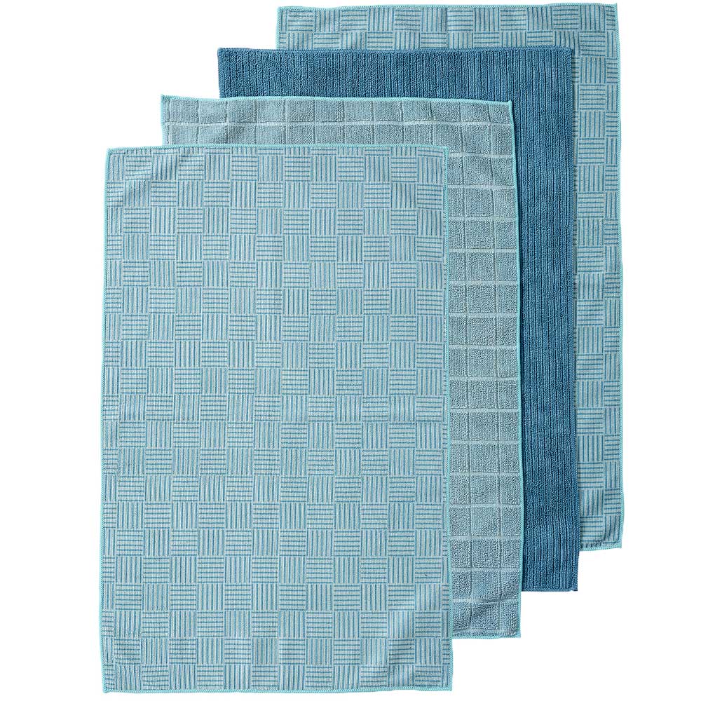 Ladelle Benson Set of 4 Microfibre Kitchen Towels