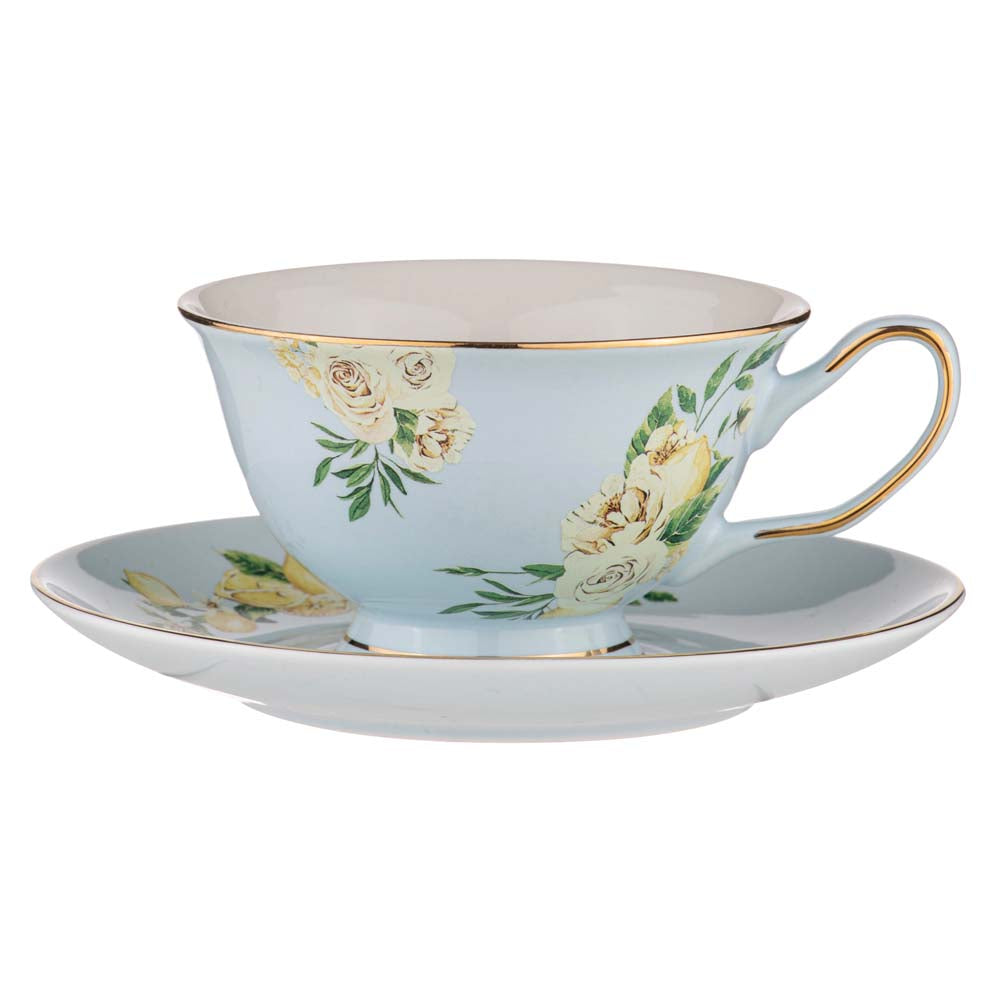 Ashdene Citrus Blooms Teapot & Teacup Set