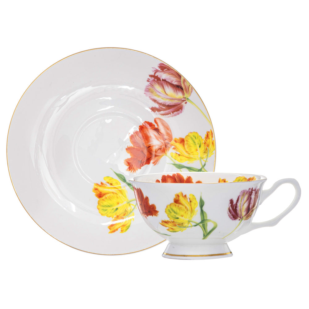 Ashdene Botanical Symphony Cup & Saucer 220ml