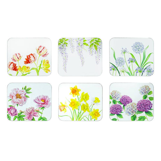 Ashdene Botanical Symphony Set of 6 Coasters