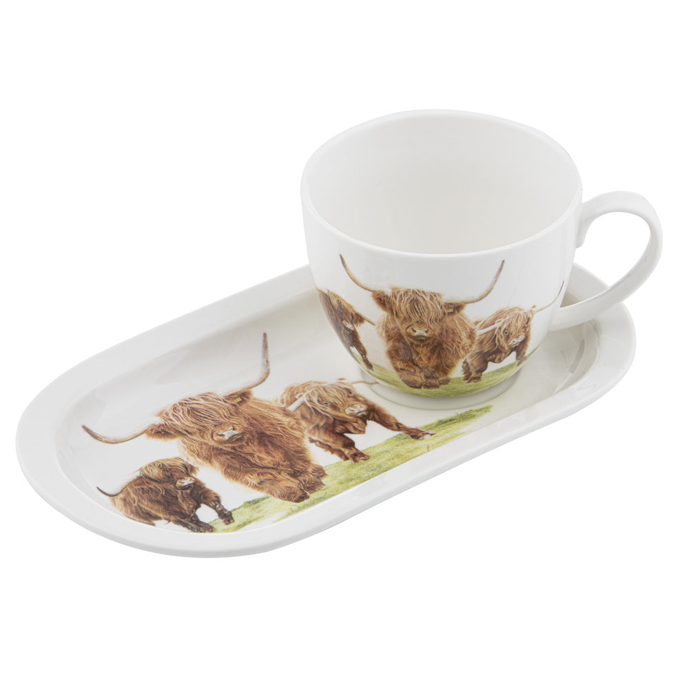 Ashdene Highland Herd Mug & Plate Set