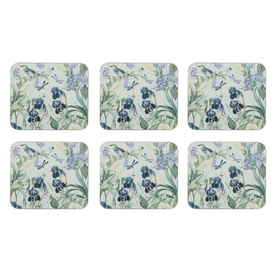 Ashdene Iris Garden Set of 6 Coasters