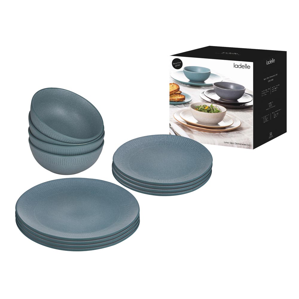 Ladelle Luna 12 Piece Dinner Set