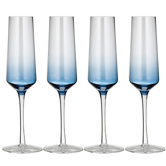 Ladelle Prism Set of 4 Champagne Glasses