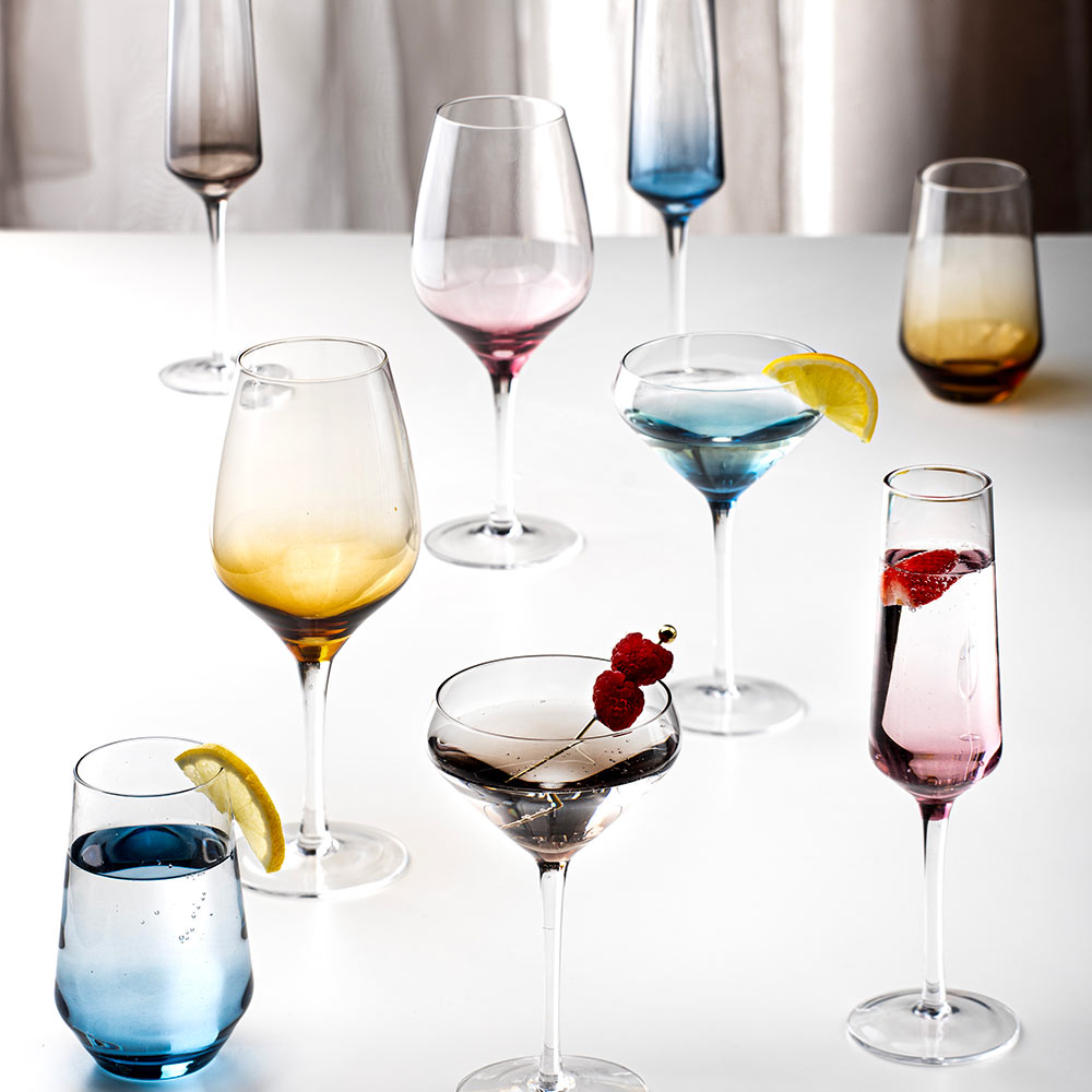 Ladelle Prism Set of 4 Wine Glasses