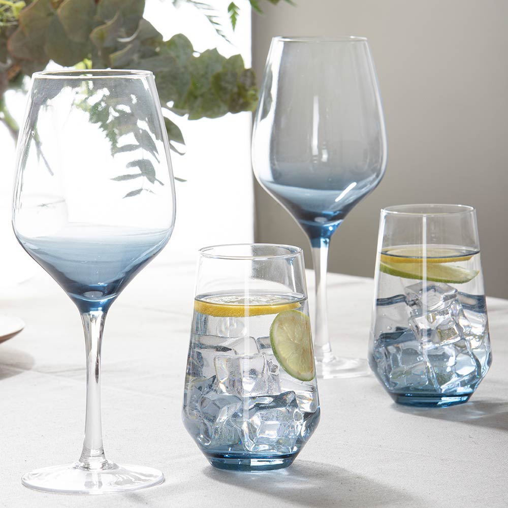 Ladelle Prism Set of 4 Wine Glasses