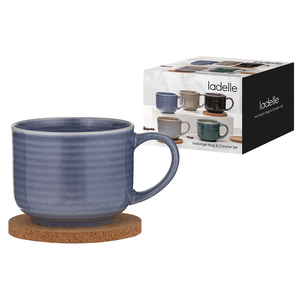 Ladelle Melange Mug & Coaster Set