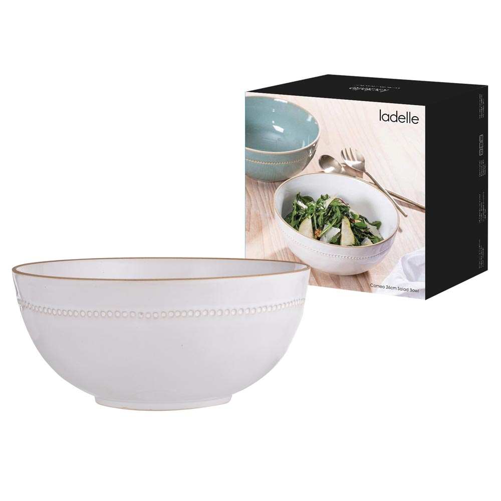 Ladelle Cameo Salad Bowl 26cm