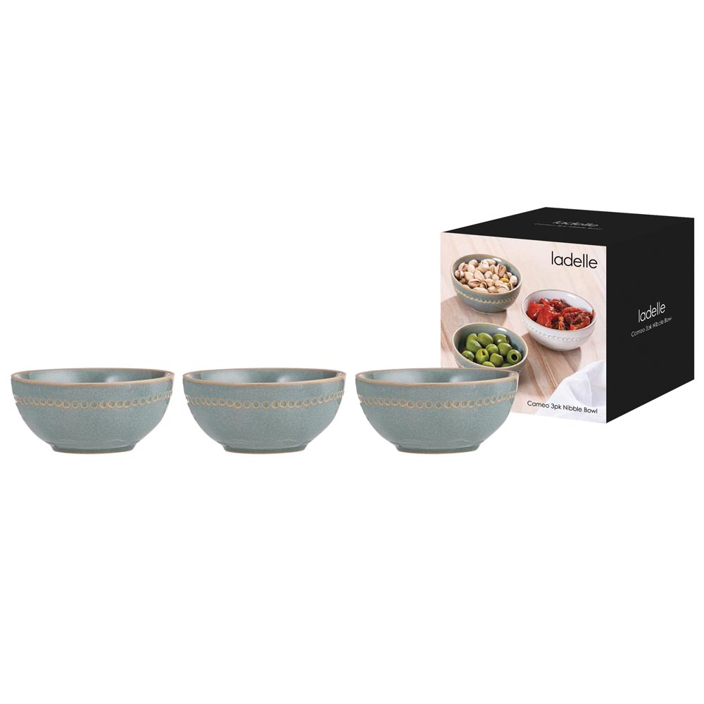 Ladelle Cameo 3 Piece Nibble Bowl Set