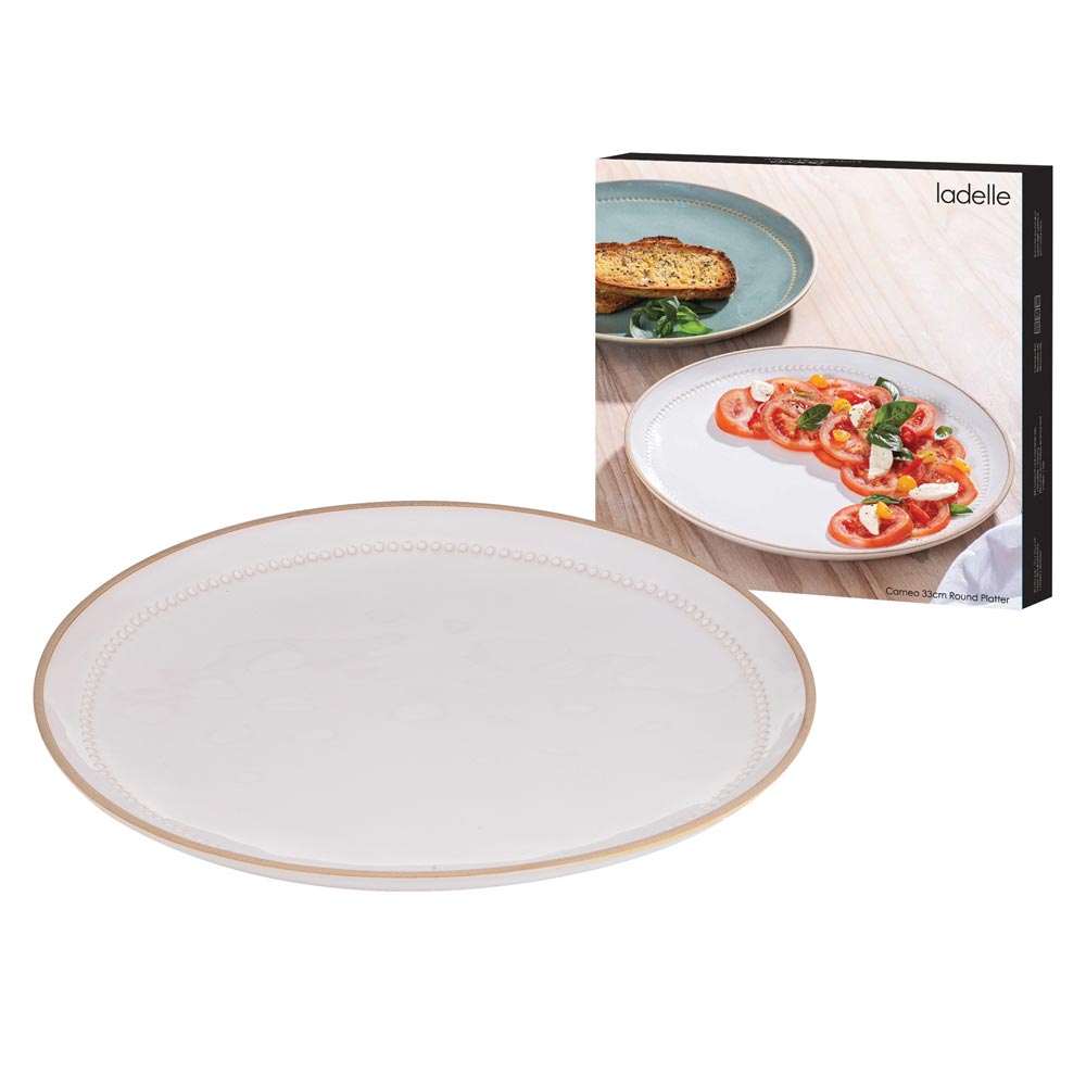 Ladelle Cameo Round Platter 33cm