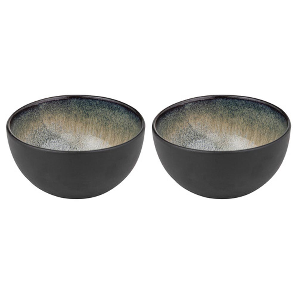 Ladelle Fusion 2 Piece Nibbles Bowl Set Mocha