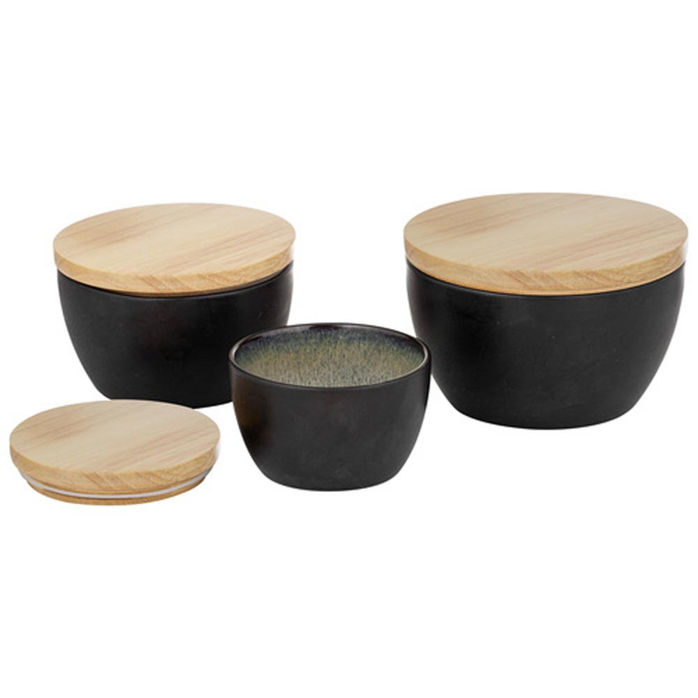 Ladelle Fusion 3 Piece Bowl Set Mocha