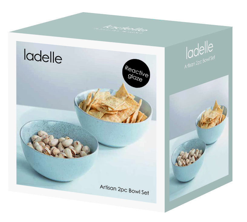 Ladelle Artisan Blue Set of 2 Bowls