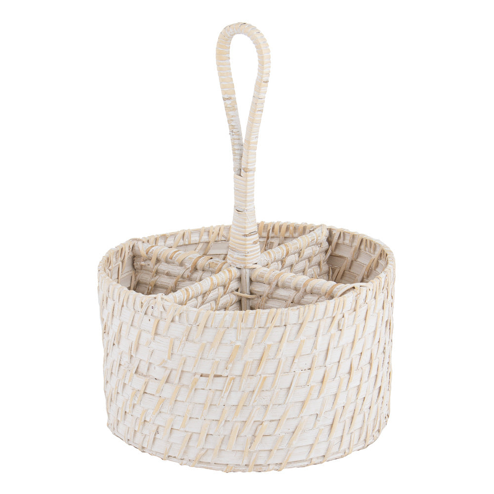 Ladelle Whitehaven Woven Utensil Caddy