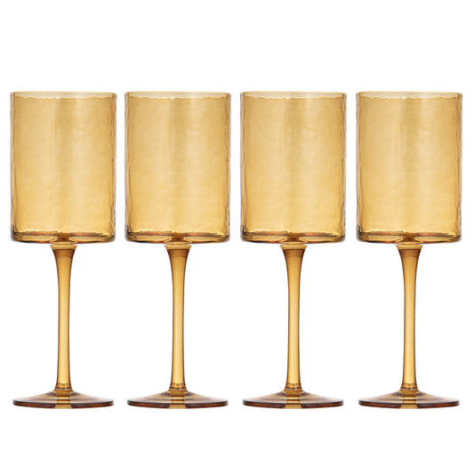 Ladelle Flynn Set of 4 Wine Glasses