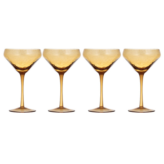 Ladelle Flynn Set of 4 Coupe Glasses