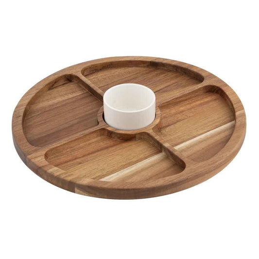 Ladelle Gather Round Sectional Platter With Bowl