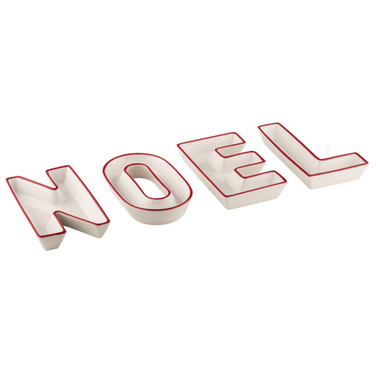 Ladelle Letters 4 Piece Bowl Set Noel