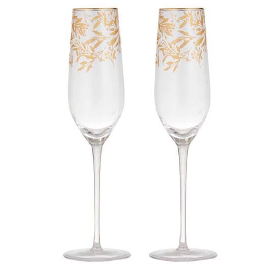 Ladelle Comet Set of 2 Champagne Glasses