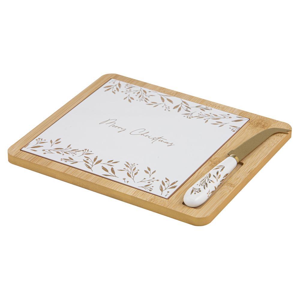 Ladelle Comet Platter and Cheese Knife Set