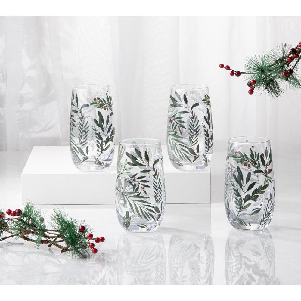 Ladelle Garland Set of 4 Highball Tumbler