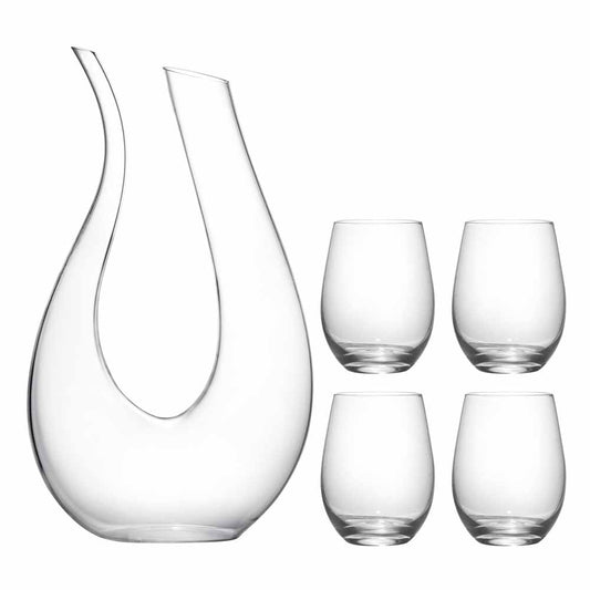 Tempa Quinn 5 Piece Swan Wine Set