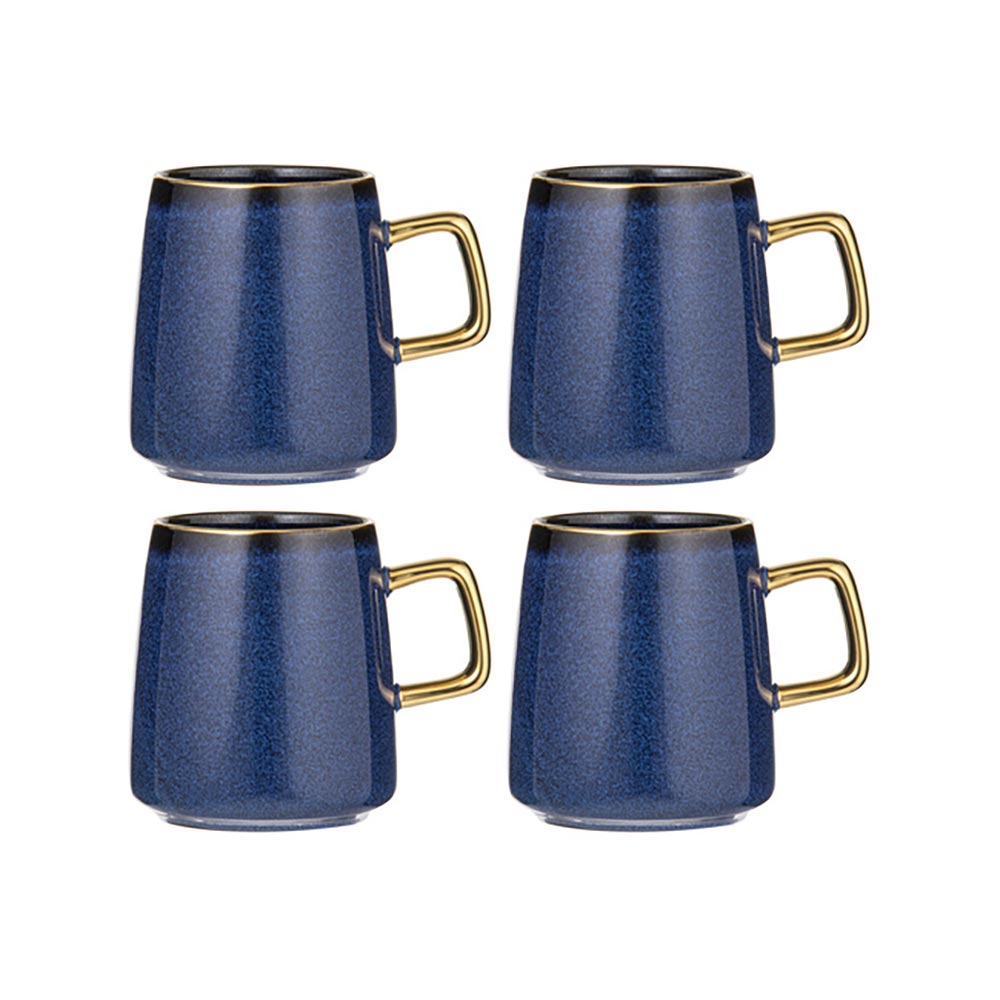 Tempa Rae Set of 4 Mugs Blue