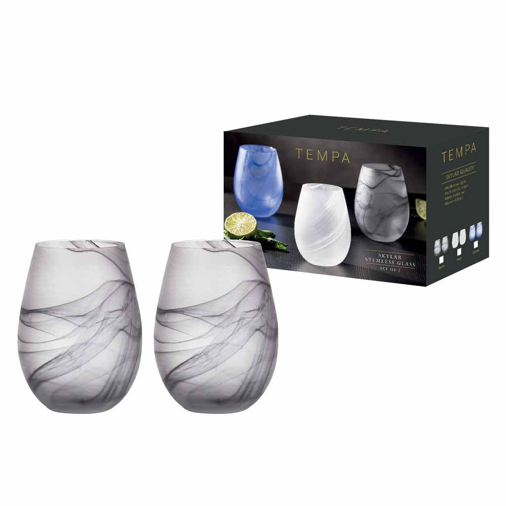 Tempa Skylar Set of 2 Stemless Glasses