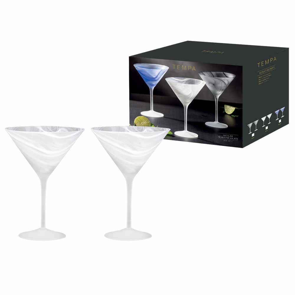 Tempa Skylar Set of 2 Martini Glasses