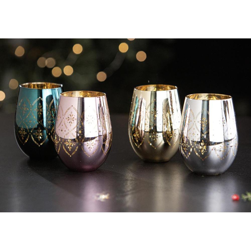 Tempa Chantelle Set of 2 Stemless Glasses