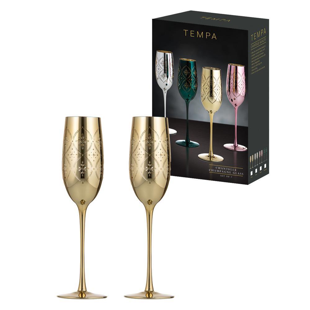 Tempa Chantelle Set of 2 Champagne Glasses