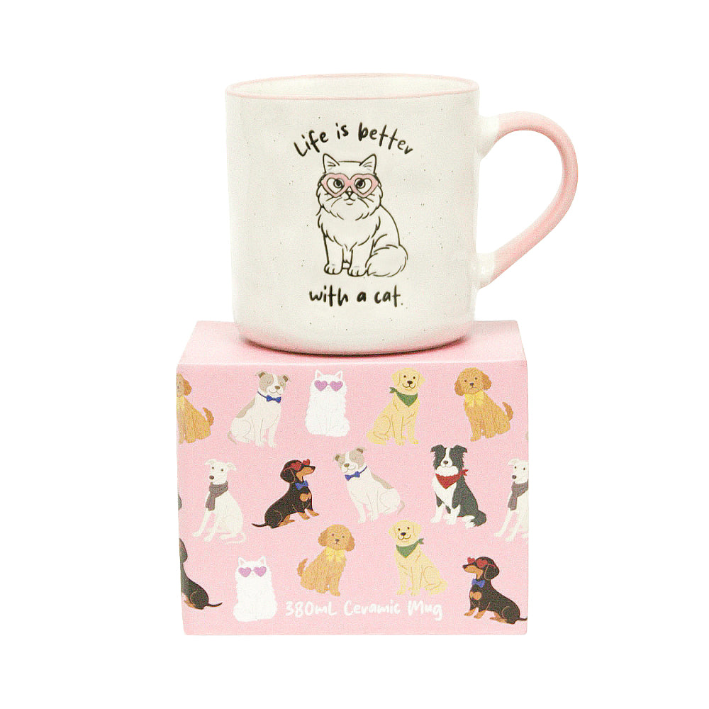 Splosh Loved By My Life Is Better With A Cat Mug